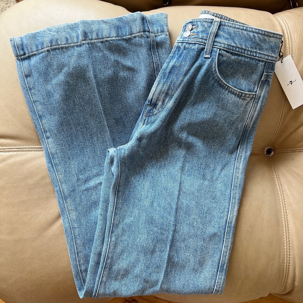 7 For All Mankind High Rise Trouser Flare